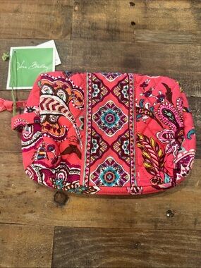 Vera Bradley Medium Cosmetic Bag in Call Me Coral